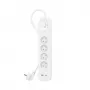 Proteção contra sobretensão Belkin SRB001CA2M 4 tomadas AC 900 J branco 2 m