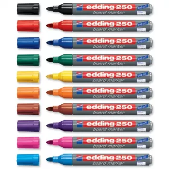 Marcador Edding 250 azul