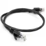 Cabo Cat5E UTP, 0,5 m, preto