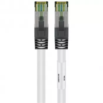 Wentronic 55127 - 5 M - Cat8.1 - S/FTP (S-STP) - RJ-45 - RJ-45 - branco