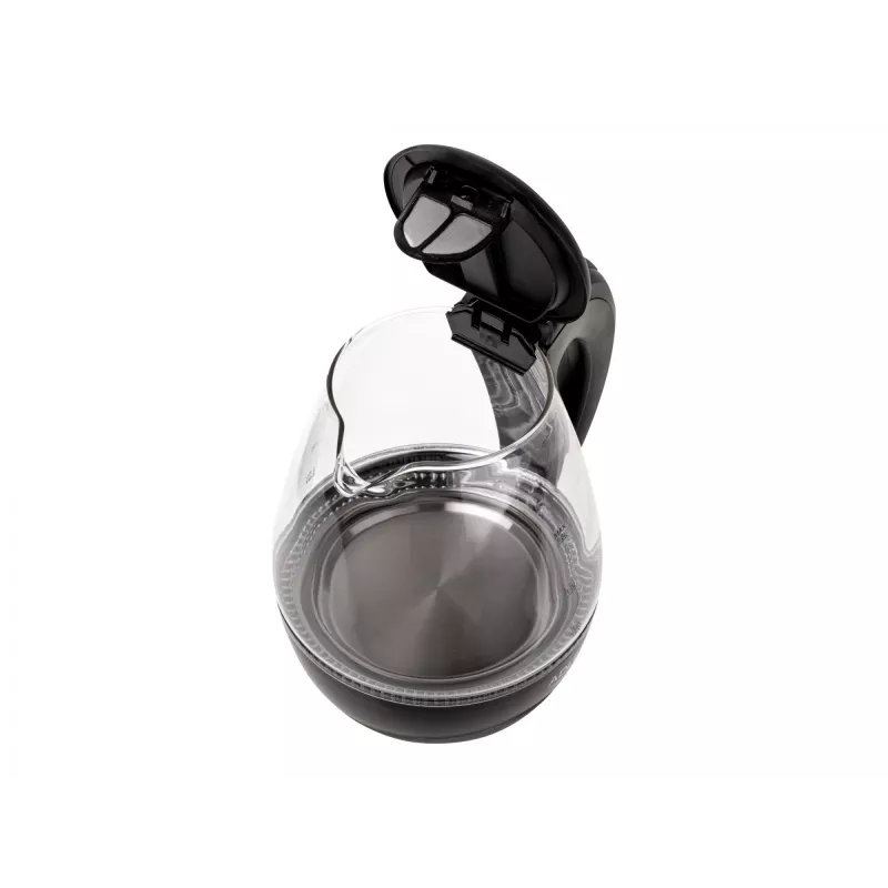 Chaleira elétrica | Adler | Chaleira elétrica | AD 1224 | Standard | 2000 W | 1,5 L | vidro | base rotativa 360° | preto