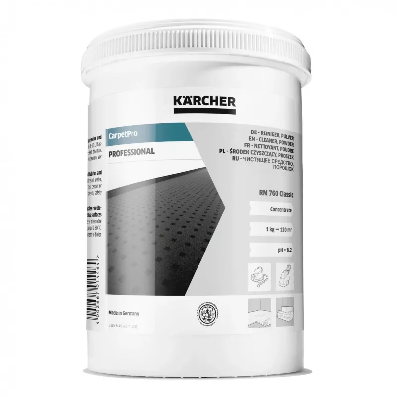 Detergente em pó para equipamentos de extração 800 g RM 760 Karcher