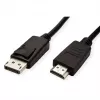 ROTRONIC-SECOMP Roline Green - Cabo adaptador - DisplayPort macho com encaixe para HDMI macho