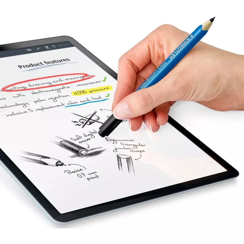 Staedtler Mars Lumograph Digital Jumbo caneta digital, azul