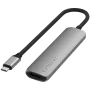 Hub de interface Satechi ST-P4SM USB Type-C 10000 Mbit/s cinzento