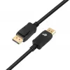 Cabo DisplayPort 1,8 m M/M v 1.4, preto