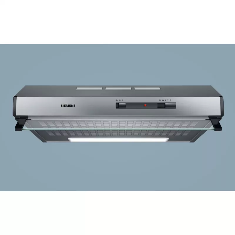 Exaustor Siemens iQ100 LU62LFA51, filtro de plástico, nível de ruído: E