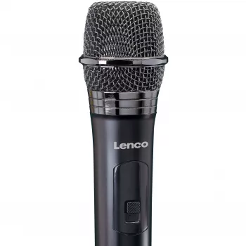 Microfone de palco Lenco MCW-011BK