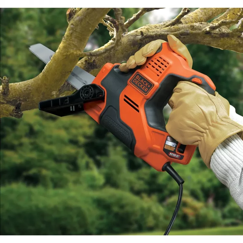 Serra sabre Black & Decker RS890K-QS 2700 spm 500 W preto, laranja
