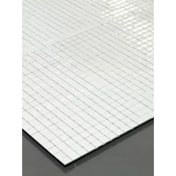 Tapete de espelhos EUROLITE 5040005W 400x400 mm 10x10 mm