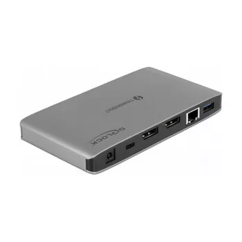 Docking station DeLOCK Thunderbolt 3 8K Dual DisplayPort USB LAN SD áudio PD 3.0