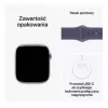 Watch Series 11 GPS 46mm caixa de alumínio prateada com bracelete desportiva Purple Fog - M/L