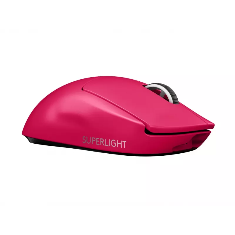 Rato Logitech PRO X SUPERLIGHT sem fios magenta (910-005957)