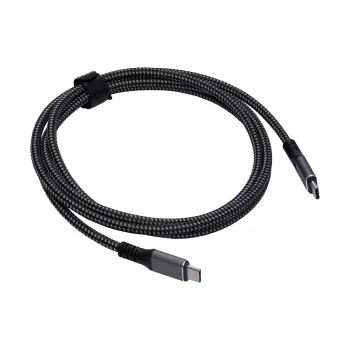 Cabo USB-C para USB-C Thunderbolt 3 Akyga AK-USB-34, 40 Gbit/s, 100 W, 1,5 m, preto
