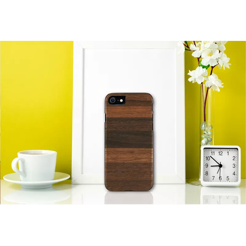 Capa de proteção Man and Wood para iPhone 7/8 – fango preto