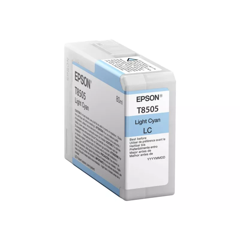 Epson embalagem individual Light Cyan T850500, Light Cyan, tinta pigmentada, 80 ml, 1 unid.