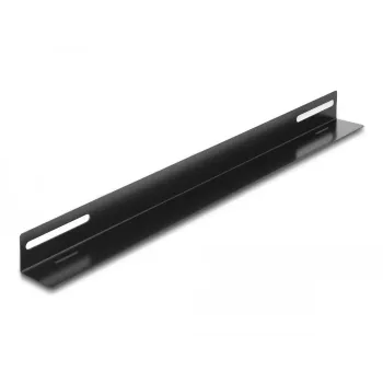 Suporte de montagem DeLOCK 19 polegadas 450x40mm 2 unid. preto metal