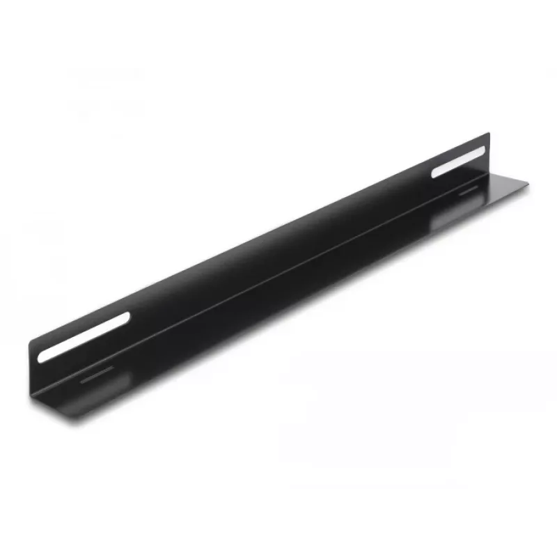 Suporte de montagem DeLOCK 19 polegadas 450x40mm 2 unid. preto metal