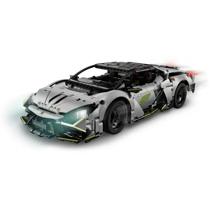 LEGO Technic Supercar Lamborghini Revuelto 42214 — modelo detalhado à escala 1:10, 1.135 peças