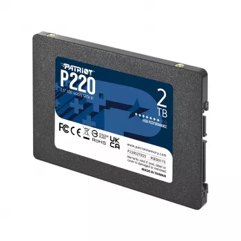 SSD Patriot P220 2 TB SATA velocidade de escrita 500 MB/s velocidade de leitura 550 MB/s 2,5