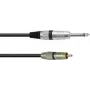 Cabo adaptador OMNITRONIC RCA/jack 0,9 m preto (30225118)