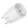 Tomada inteligente Shelly Plug S Gen3 — tomada inteligente Wi-Fi com monitorização de energia, tipo F, 110–230 V, 2500 W, branca