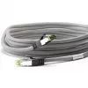 Cabo de rede Goobay CAT 8.1, S/FTP (PiMF), cinzento, 0,5 m - LSZH sem halogéneos, cobre AWG 24 (55135)