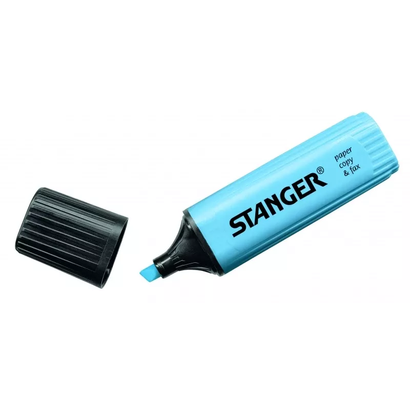 Marcador de texto STANGER, 1-5 mm, azul, 1 unid. 180005000