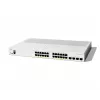 Cisco Catalyst 1300-24P-4G switch gerido, 24 portas GE, PoE, 4x1GE SFP, Limited Lifetime Protection (C1300-24P-4G)
