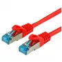 Cabo de rede LOGON FTP 20 m RJ-45 Cat5e vermelho
