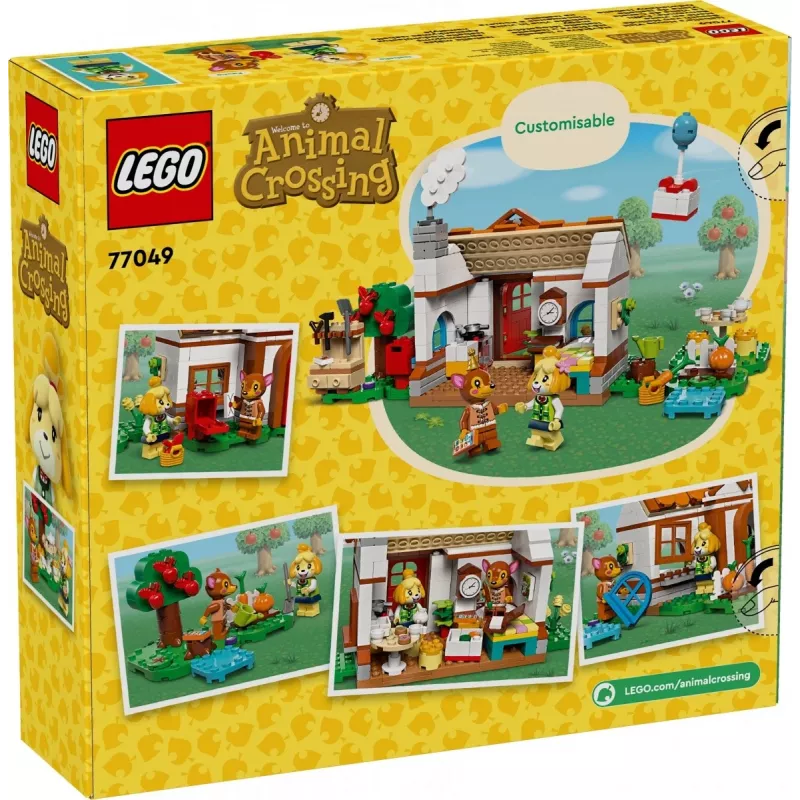 Brinquedo de construção conjunto LEGO 77049 Animal Crossing visita da Melinda