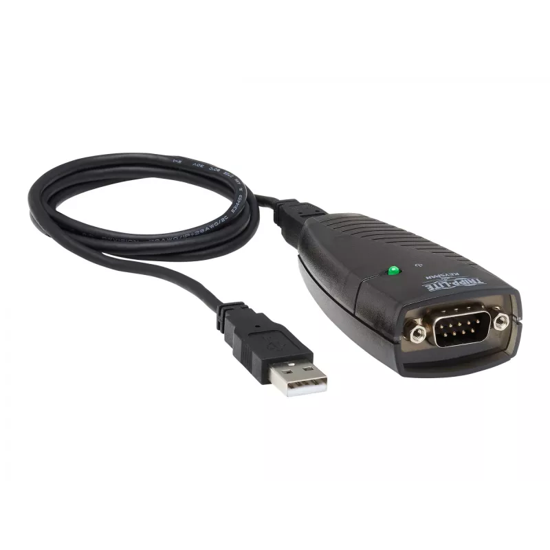 Adaptador USB para Série Tripp Lite USA-19HS Keyspan - Ficha USB-A para ficha DB9 RS232 - 0,91 m - TAA (USA-19HS)