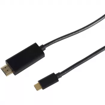 Cabo HDMI ShiverPeaks BS10-56025 1 m HDMI Type-A para Type-C Mini preto