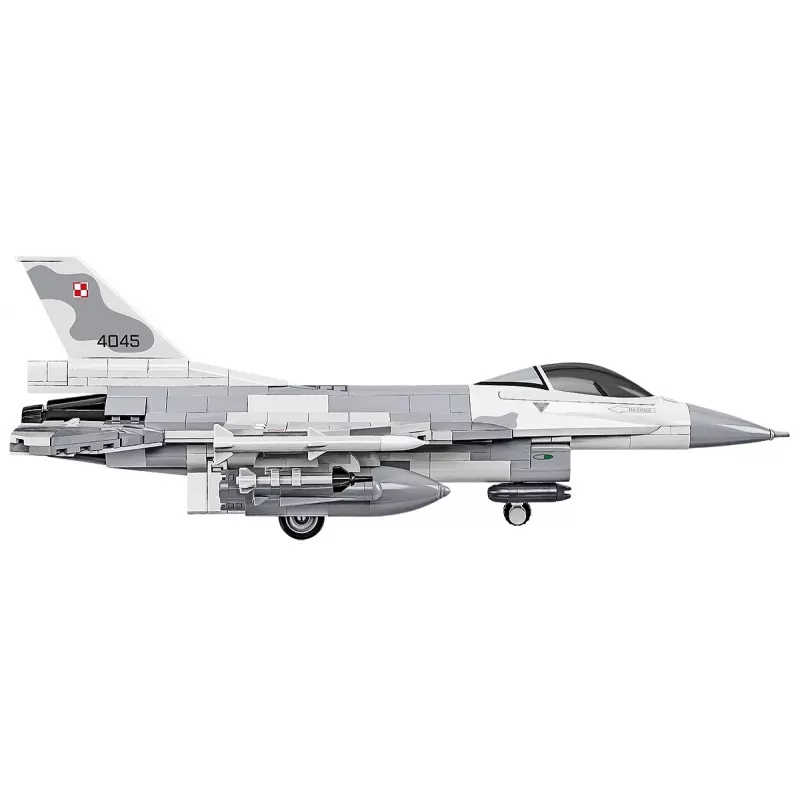 Conjunto de construção Cobi F-16C Fighting Falcon – 463 peças, maquete à escala