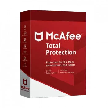 McAfee Total Protection - 5 dispositivos / 2 anos, Global
