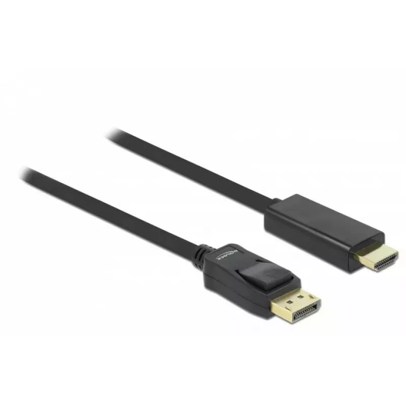 Cabo Delock DisplayPort 1.1 macho > High Speed HDMI-A macho passivo 3 m preto (82435)