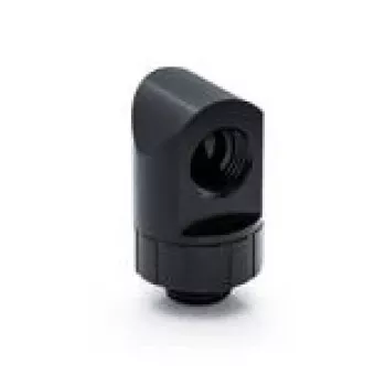 Conector rotativo de 90° BitsPower Artemis BPM-AT90R-MB, preto mate