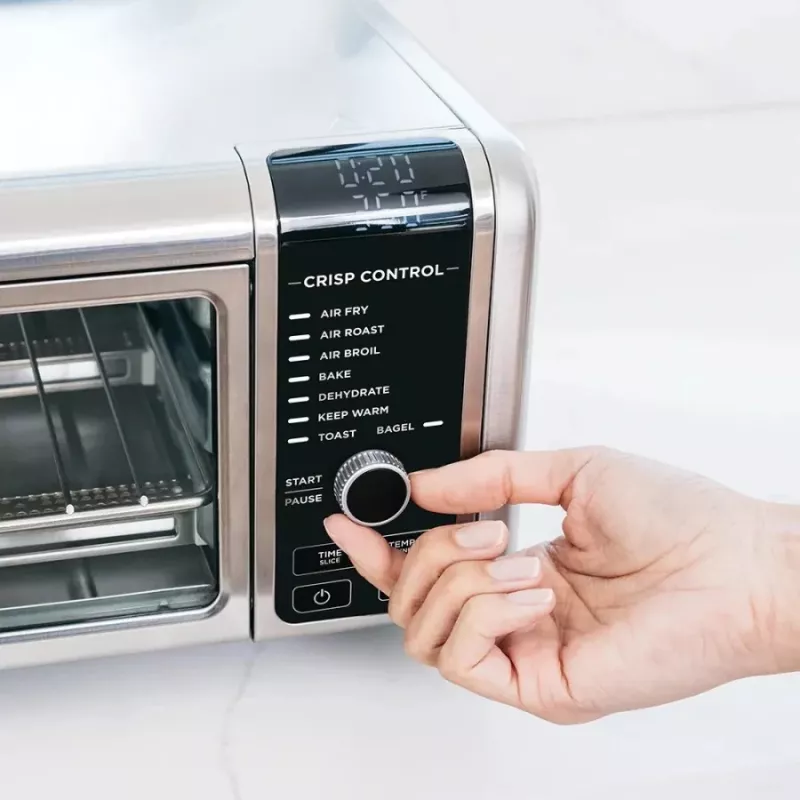 Ninja SP101 Individual 10 L aparelho autónomo 2400 W fritadeira de ar quente preto, aço inoxidável