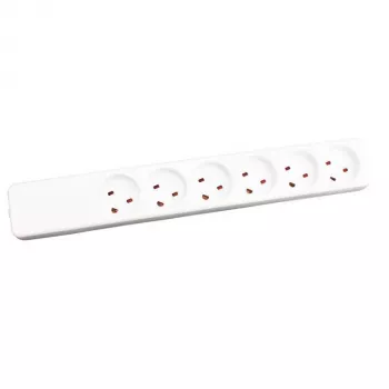 Tomada múltipla Garbot Z66000108-PA01 6 saídas AC para interior branco