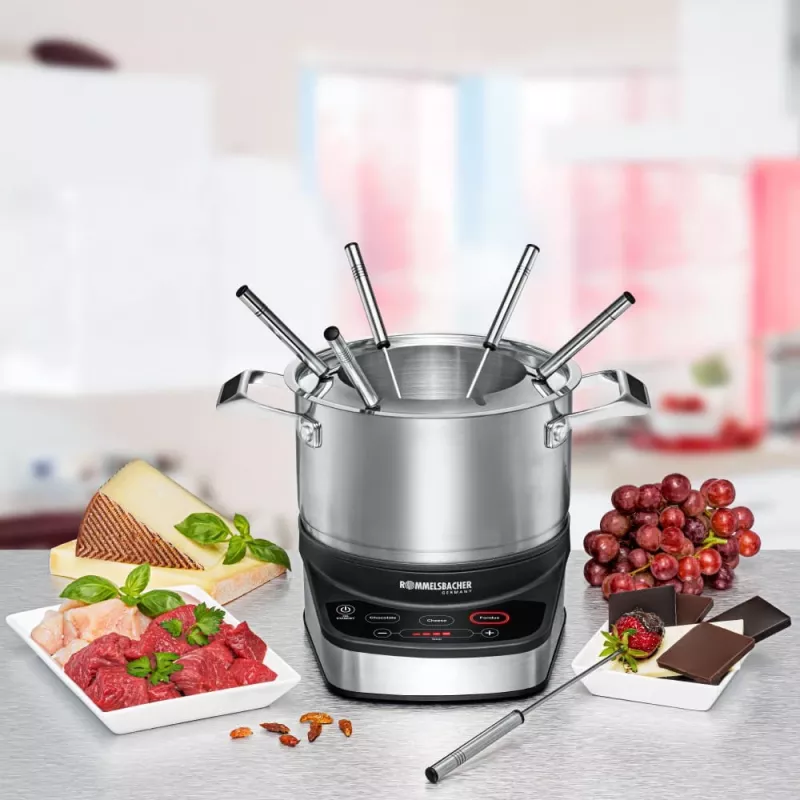 Fondue elétrico Rommelsbacher F 1200 1,5 l 6 pessoas