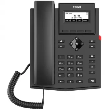 Telefone IP Fanvil X301W preto