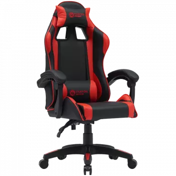 Cadeira gaming CANYON Core SGCH2 — design ergonómico, altura ajustável, preto/vermelho