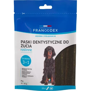 FRANCODEX Dental Strips M - Guloseima para cães - 15