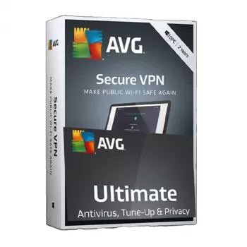 Chave AVG Ultimate 10 dispositivos VPN 2 anos, Global