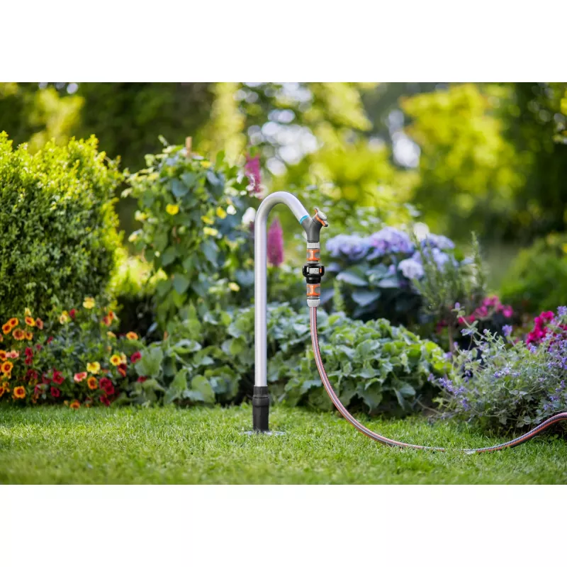 Gardena AquaCount 18350-20 Contador de água, preto/cinzento/laranja
