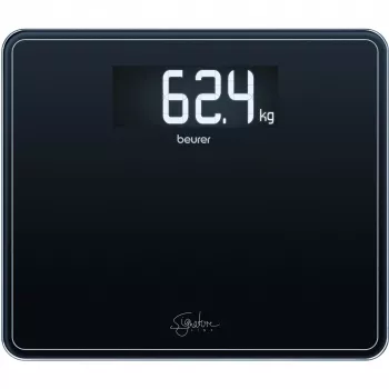 Balança de pessoa Beurer GS 410 Signature Line – superfície de vidro preta, modelo 735.76