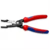 Knipex 13 72 200 ME alicate de descarnar preto, azul, vermelho, aço inoxidável