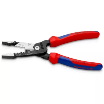 Knipex 13 72 200 ME alicate de descarnar preto, azul, vermelho, aço inoxidável