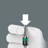 Wera 826 T Kraftform Turbo Chave de parafusos porta-pontas com Rapidaptor, 1/4 de polegada