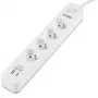 Régua de proteção contra sobretensões PROTECT 4PL 1A1C USB T/LZ12-PRO015/1000